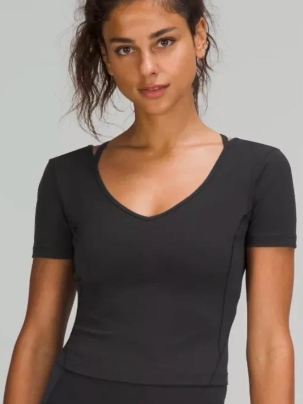 Lululemon Align Cropped Scoop Neck Tee  *Read Description*